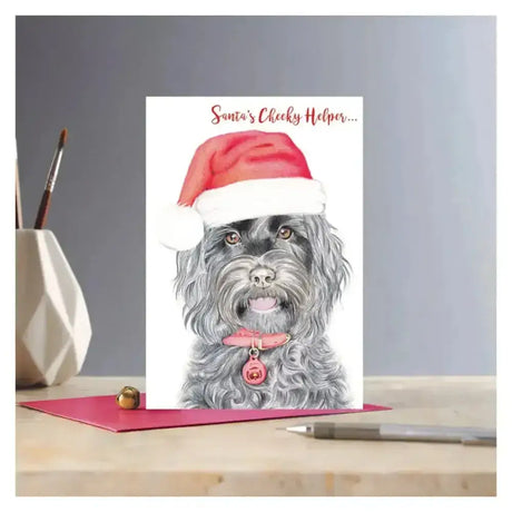Christmas Card Rosa Santa's Cheeky Helper Horsey Greeting Cards