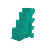 Teal green plastic classic showjumps sloping stacking toy with tiered interlocking levels popular selling jump