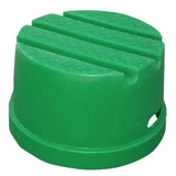 Classic showjumps standard green plastic step stool with textured ribbed footrests for standard mounting block use