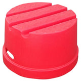 Classic Showjumps Standard Mounting Block One Tread Round Red Mounting Block Barnstaple Equestrian Supplies