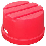 Classic Showjumps Standard Mounting Block One Tread Round Red Mounting Block