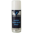 Clipperman clipper blade wash spray in a 200ml black can with white cap for cleaning clipper blades