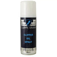 Black and white 200ml clipperman clipper oil spray bottle with specially formulated lubricant for smooth clipper use