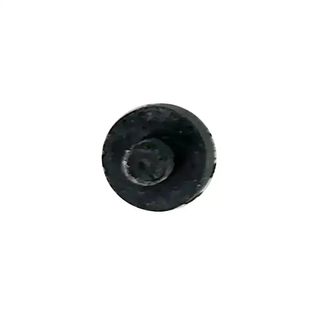 Black rubber clipperman replacement bung with textured surface and central indentation for dragon clipper use