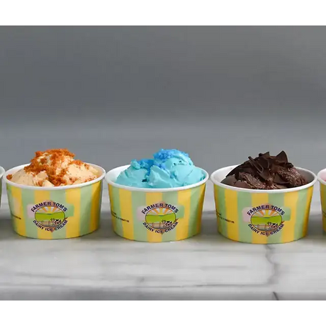 Clotted Cream Vanilla Ice Cream Tubs Farmer Toms Clotted Cream Vanilla dairy