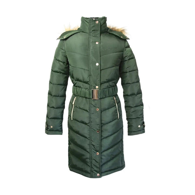 Coldstream Branxton Long Quilted Coat Fern Green X-Large Outdoor Coats & Jackets Barnstaple Equestrian Supplies