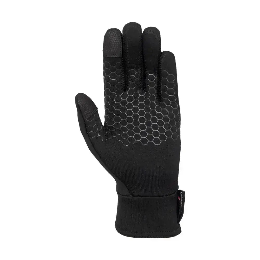Black coldstream eccles stormshield gloves with hex grip pattern made from advanced performance textiles