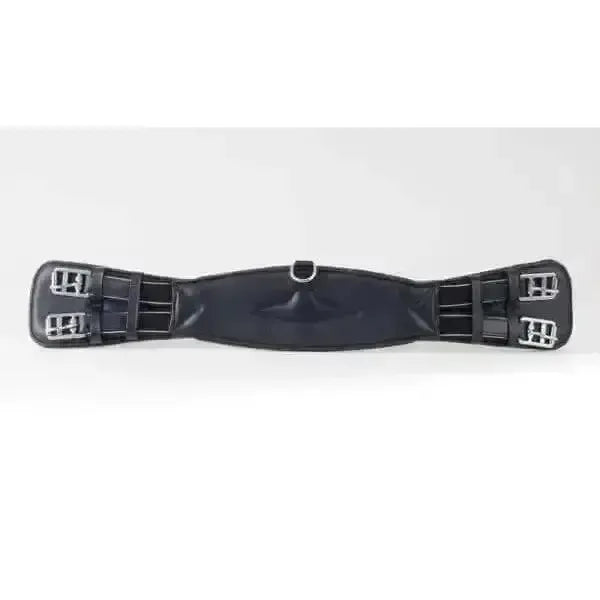 Comfort Dressage Girth Rhinegold German Leather Softee Black 32" / 80cm Dressage Girths