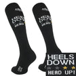 Comodo Riding Socks Heels Down Head Up Medium 39 - 42 Black Riding Socks