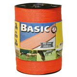 Corral Basic Fencing Tape 200M X 40Mm 200m X 40 mm Orange Electric Fencing