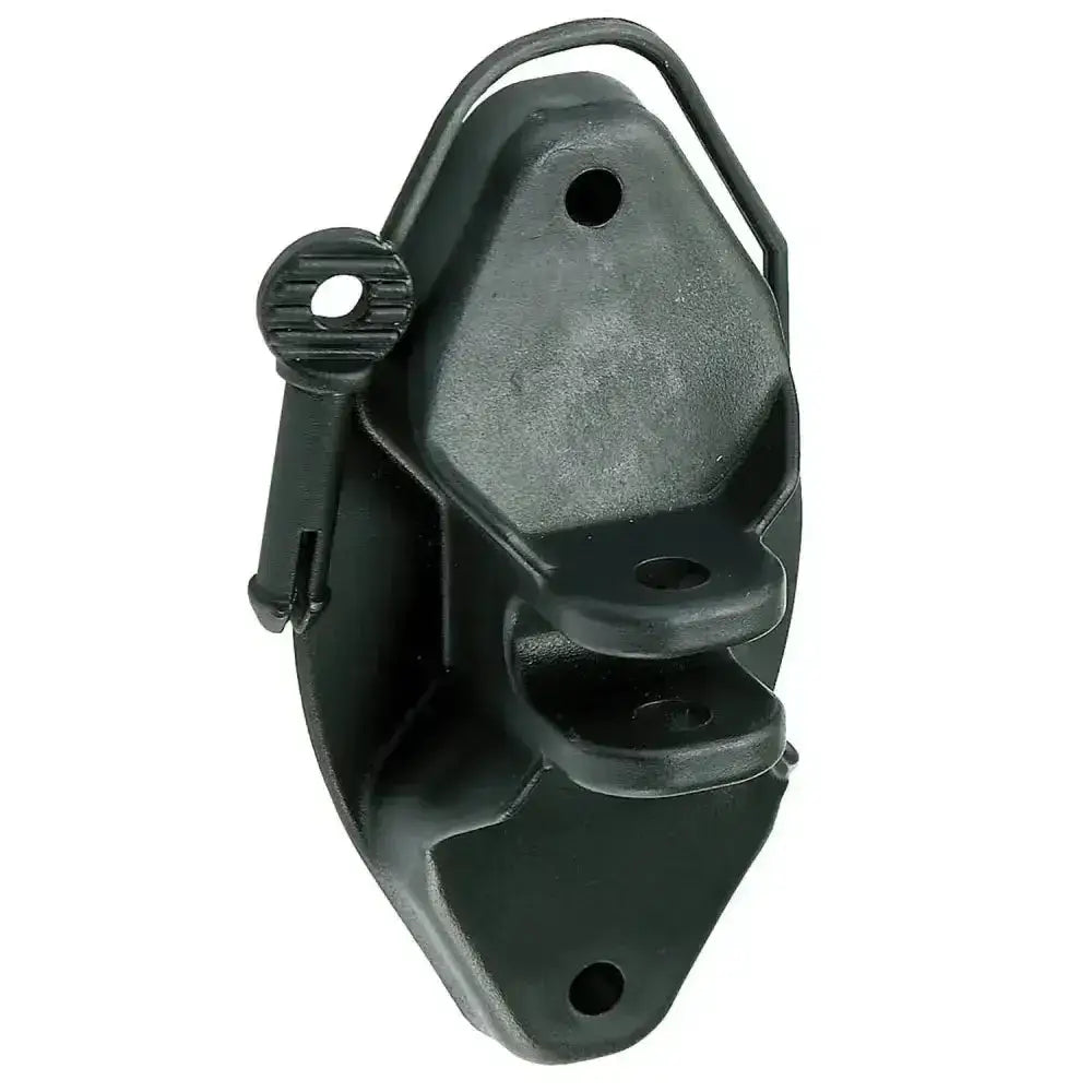 Black plastic car door handle cover with keyhole and mounting holes for corral pinlock insulator heavy duty use