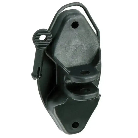 Black plastic car door handle cover with keyhole and mounting holes for corral pinlock insulator heavy duty use
