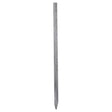Silver metal corral special ground rod with pointed tip and smooth surface for reliable ground connection cable use