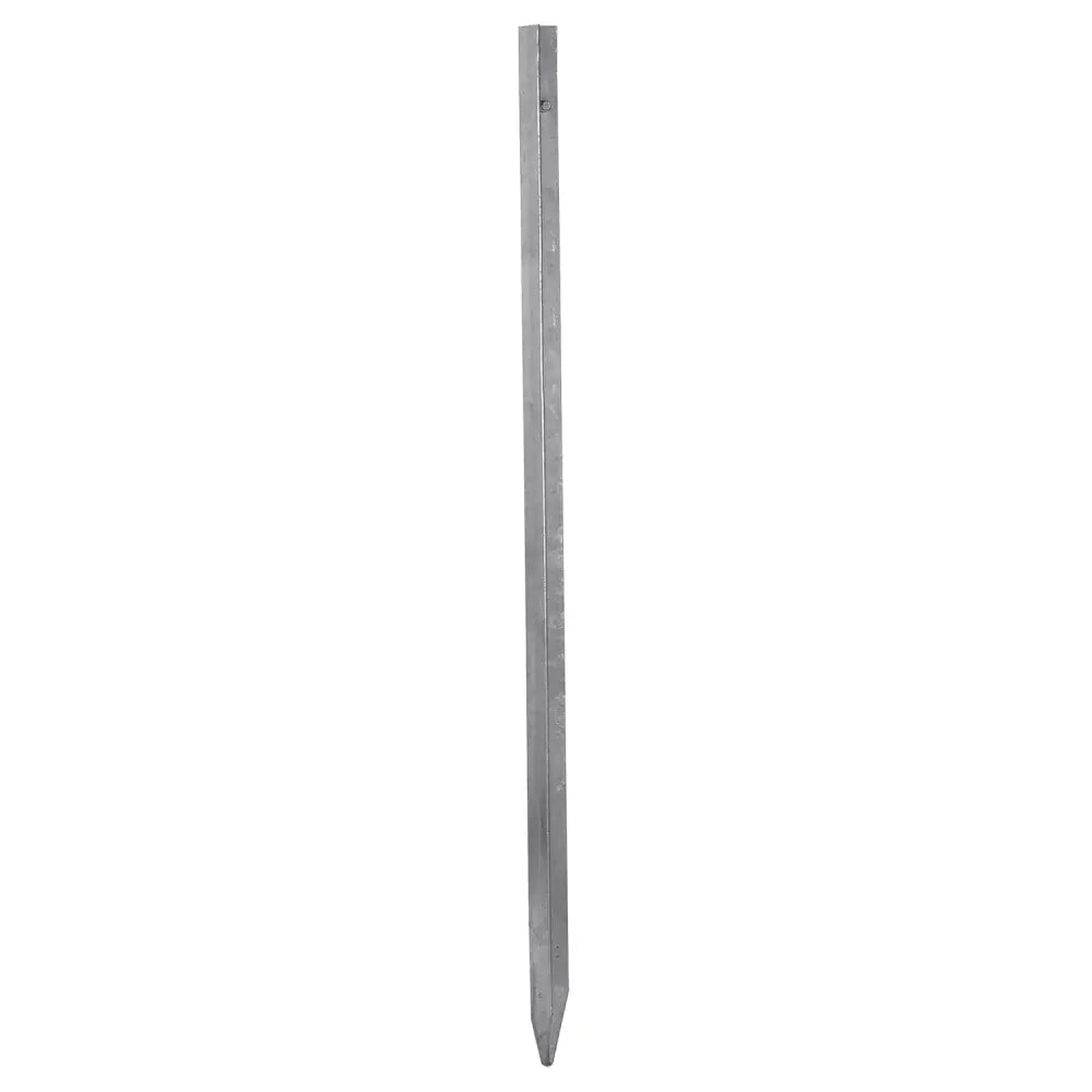 Silver metal corral special ground rod with pointed tip and smooth surface for reliable ground connection cable use