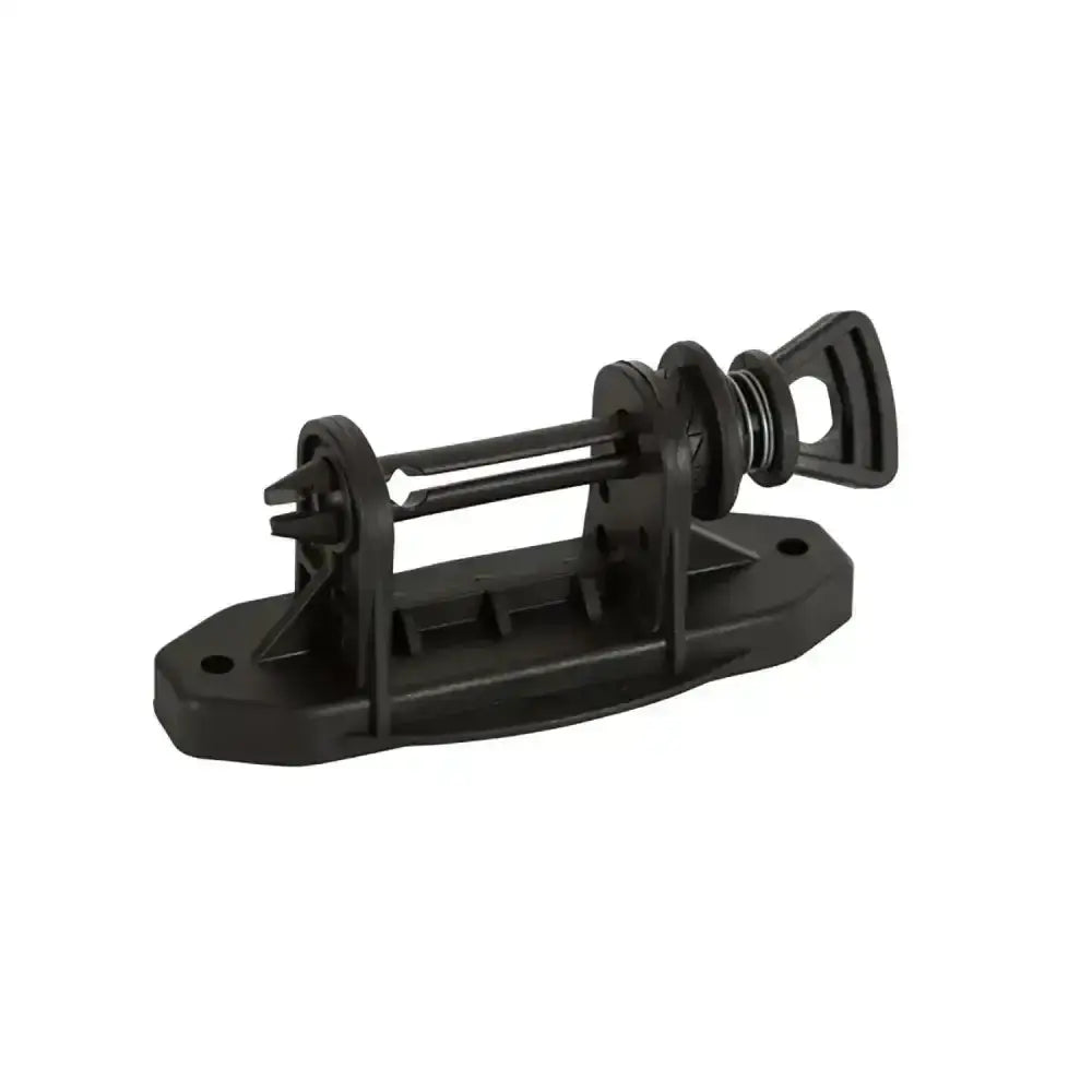 Black plastic corral tape rope tensioner premium with keyhole handle and integrated spring for easy tension control