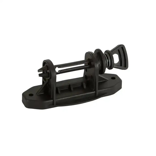 Black plastic corral tape rope tensioner premium with keyhole handle and integrated spring for easy tension control