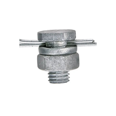 Corral Wire Connecting Clamp Galvanised - 10 Pieces