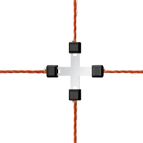 Corral Wire Cross-Connector Litzclip Galvanised 3Mm 3MM X 5 PACK Electric Fencing
