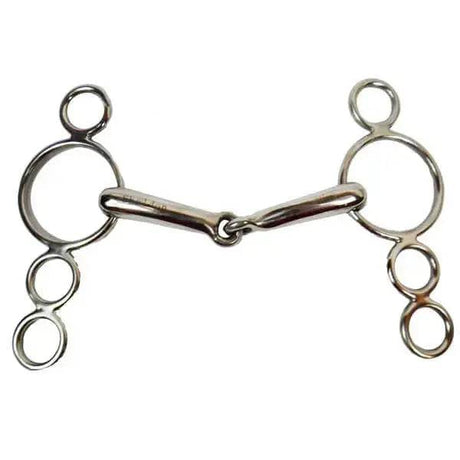 Cottage Craft Continental 3 Ring Dutch Gag 120 mm (4 3/4&quot;) Cottage Craft Horse Bits Barnstaple Equestrian Supplies
