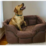 Country Dog Heavy Duty Rectangular High Sided Waterproof Dog Beds Medium L57cm X W47cm X H24cm Grey Dog Beds
