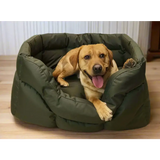 Country Dog Heavy Duty Rectangular High Sided Waterproof Dog Beds Medium L57cm X W47cm X H24cm Grey Dog Beds