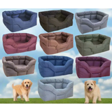Country Dog Heavy Duty Rectangular High Sided Waterproof Dog Beds Medium L57cm X W47cm X H24cm Grey Dog Beds