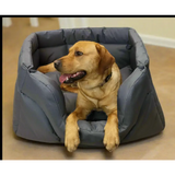 Country Dog Heavy Duty Rectangular High Sided Waterproof Dog Beds Medium L57cm X W47cm X H24cm Grey Dog Beds
