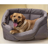 Country Dog Heavy Duty Rectangular High Sided Waterproof Dog Beds Medium L57cm X W47cm X H24cm Grey Dog Beds