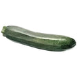 A fresh dark green courgette with glossy skin and subtle ridges perfect for equestrian meals and healthy snacks