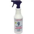 White plastic spray bottle with black trigger nozzle labeled cowboy magic super bodyshine for horse grooming coat shines
