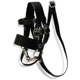 Black leather crafty ponies bridle toy pony bridle with silver metal buckles and hardware for ponies bridle toy use