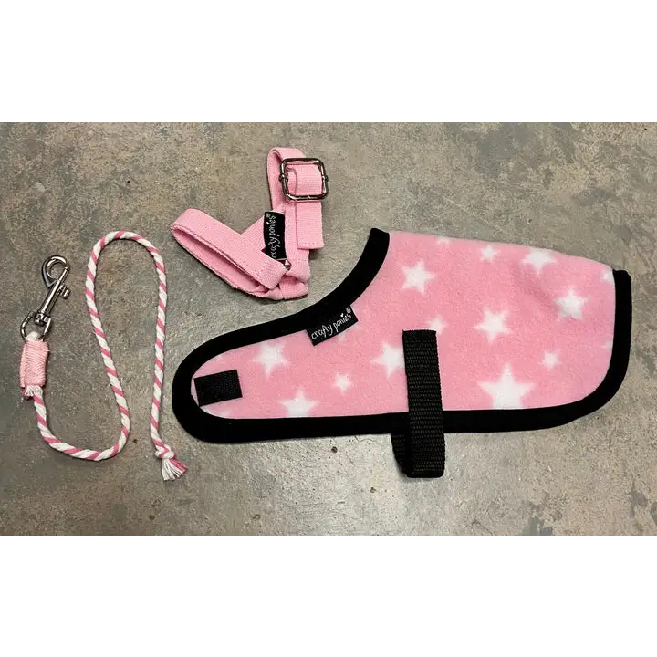 Crafty Ponies Foal Rug Set - Pink Star - Toy Pony