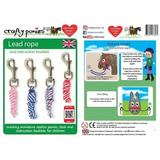 Crafty Ponies Lead Ropes Red Toy Pony