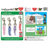 Crafty Ponies Lead Ropes Red Toy Pony Barnstaple Equestrian Supplies