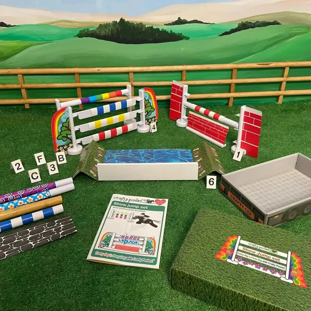 Crafty Ponies Show Jumping Set Toy Pony