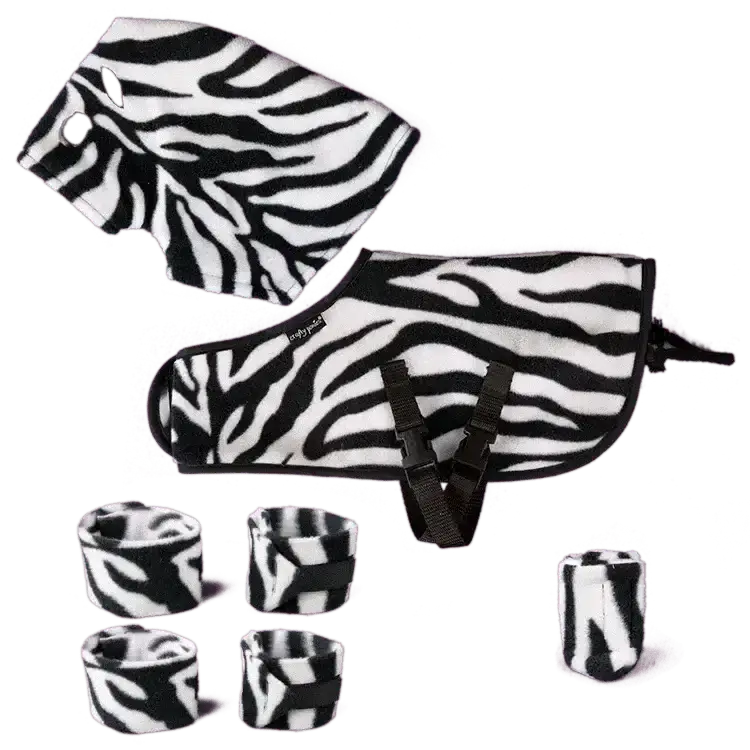 Crafty Ponies Snuggle Rug Set Zebra Toy Pony Barnstaple Equestrian Supplies