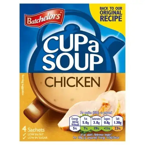 Cup A Soup Pack Of 4 Sachets Chicken & Vegetable Groceries