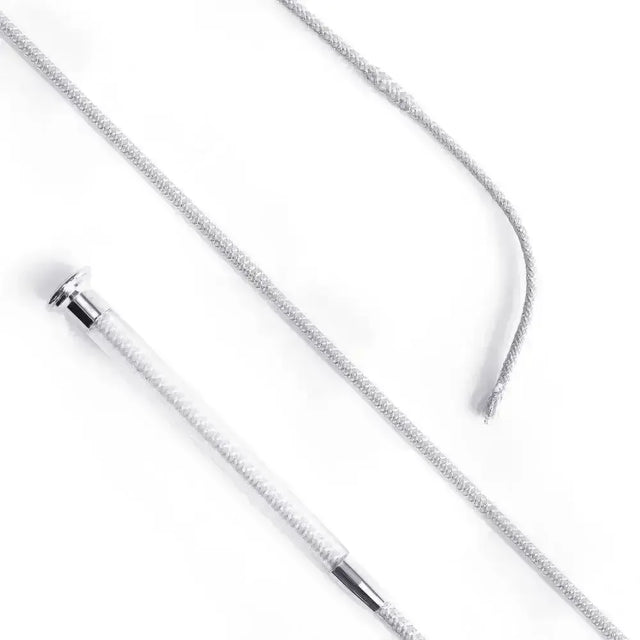 Cush Grip Schooling Whip 110cm - Silver Silver Riding Crops & Whips