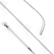 Cush Grip Schooling Whip 110cm - Silver Silver Riding Crops & Whips