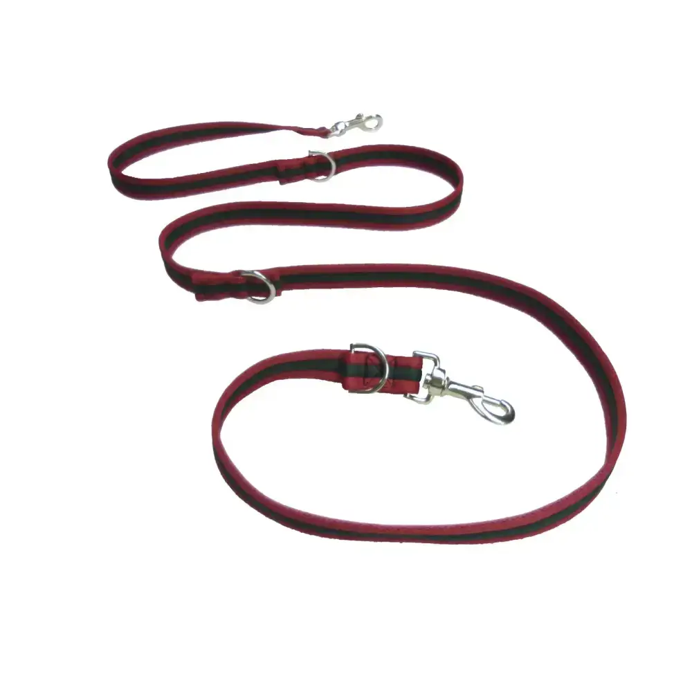 Cushion Web Double Ended Training Lead Orange/Grey 
