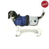 Danish Design Battersea 2-In-1 Dog Coat Blue 10" (25 cm) Blue Dog Coat