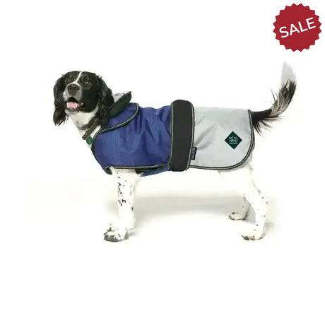 Danish Design Battersea 2-In-1 Dog Coat Blue 10" (25 cm) Blue Dog Coat