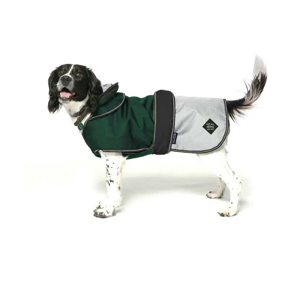 Danish Design Battersea 2-In-1 Dog Coat Green 10" (25 Cm) Green Dog Coat Barnstaple Equestrian Supplies