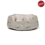Danish Design Bobble Deluxe Slumber Bed Dog Bed 18" (45 cm) Pewter Dog Beds