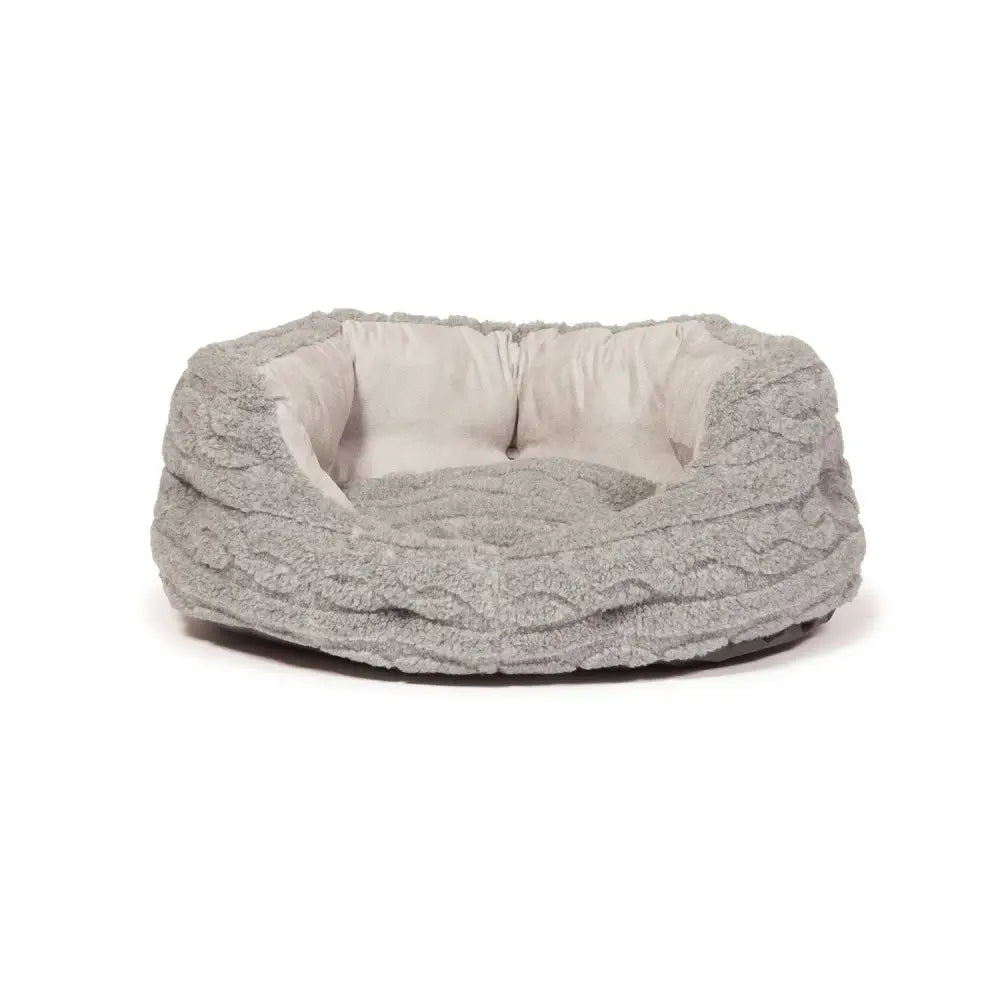 Danish Design Bobble Deluxe Slumber Bed Dog Bed 18" (45 Cm) Pewter Dog Bed Barnstaple Equestrian Supplies