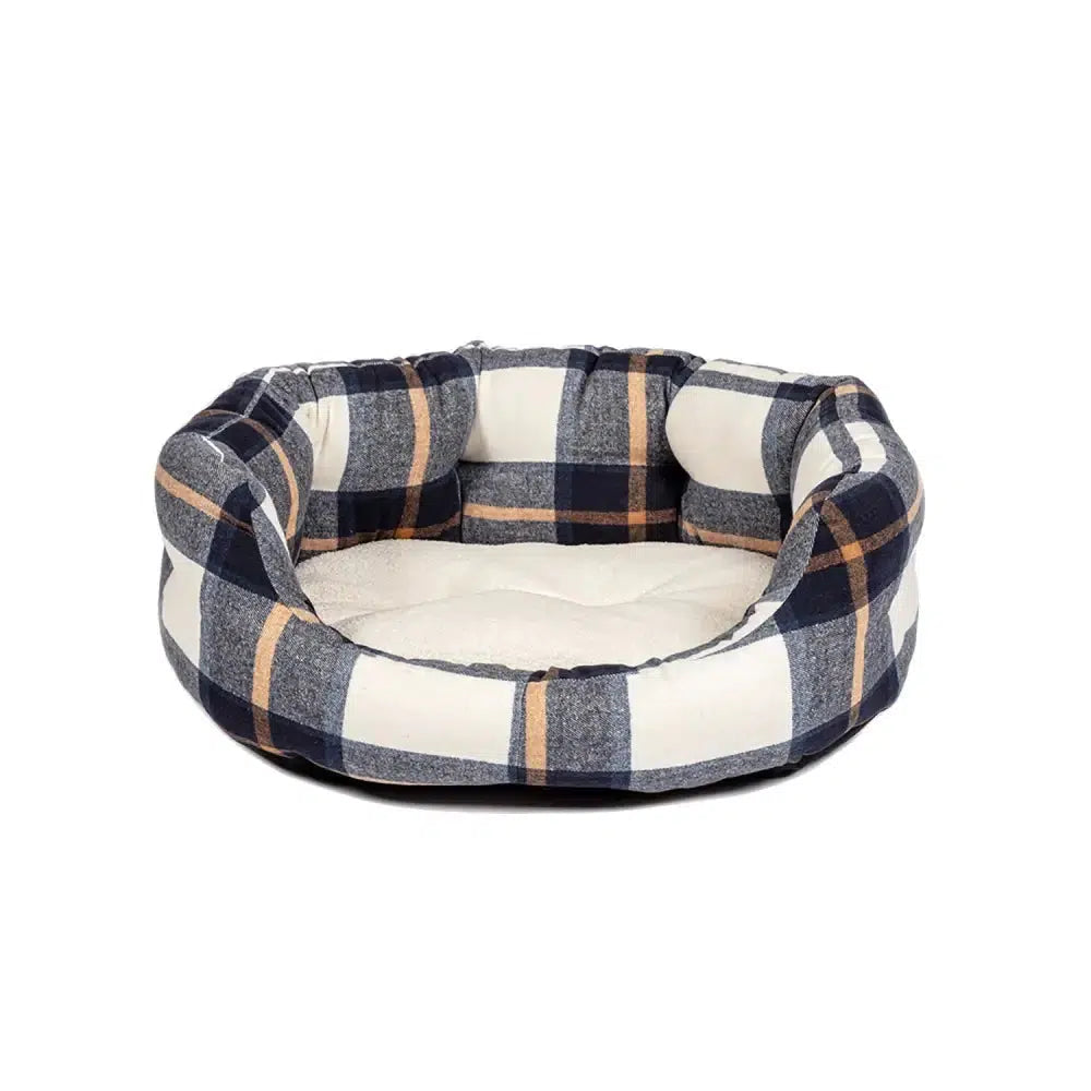 Danish Design Bowmore Deluxe Slumber Bed Navy Small Navy Dog Bed