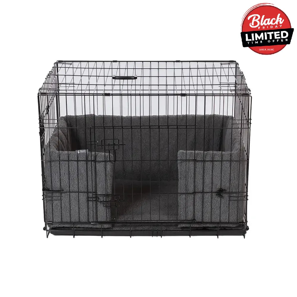 Danish Design Crate Bumper Grey Large Grey Dog Beds