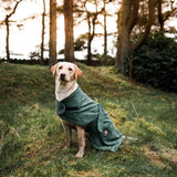 Danish Design Dog Robe Towelling Dog Bed 30 Cm (12") Green Dog Bed Barnstaple Equestrian Supplies