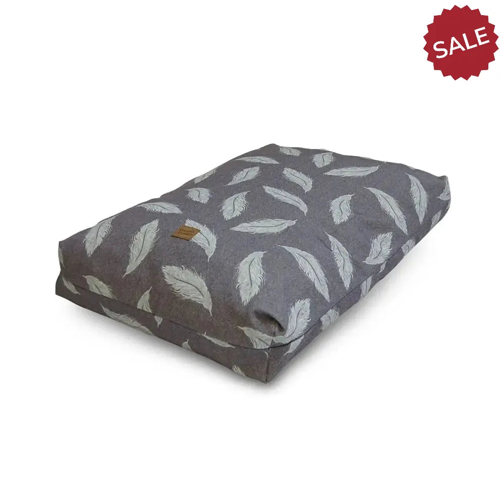 Danish Design Feather Retreat Duvet Cover Dog Bed Grey / Duck Egg Medium Dog Beds