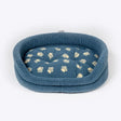 Danish Design Harbour Paw Fleece Slumber Bed Dog Bed Small Blue Dog Bed Barnstaple Equestrian Supplies